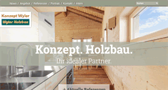 Desktop Screenshot of konzeptwyler.ch